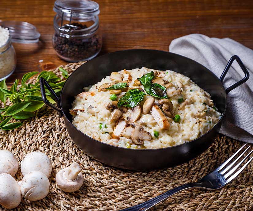 Chefs toolbox chicken discount and mushroom risotto